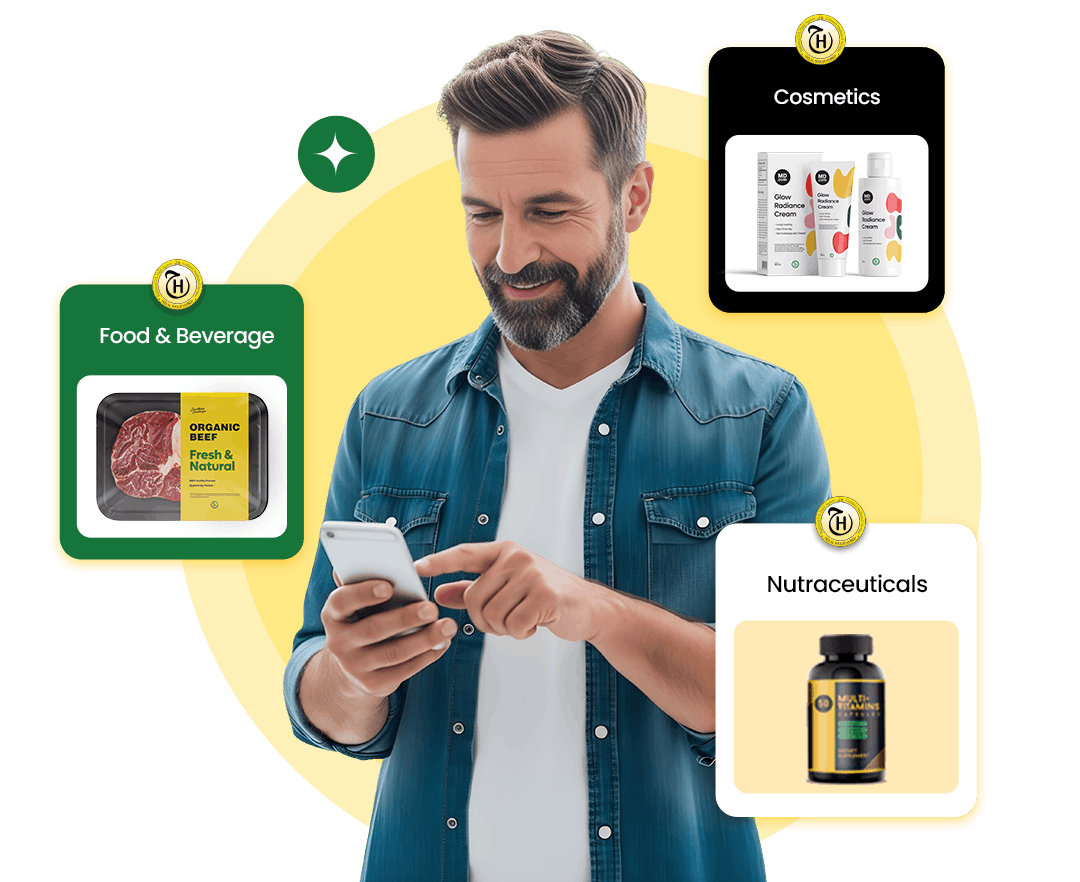 USA halal certification for food & beverage, cosmetics, and nutraceutical products